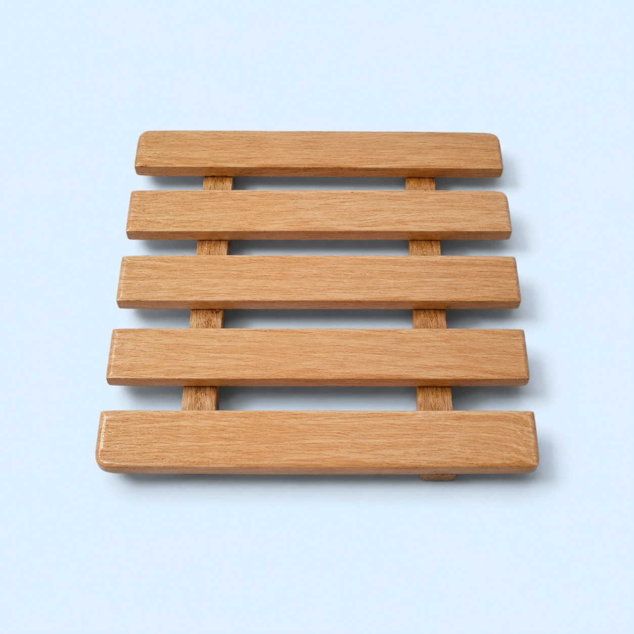 Wooden Slat Trivet